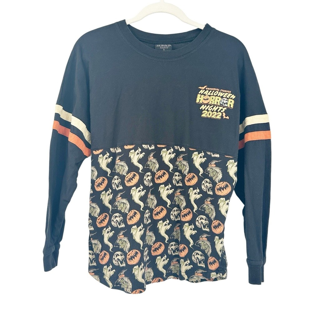 Universal Studios Womens HHN 2022 Spooky Core Halloween Spirit Jersey Size S